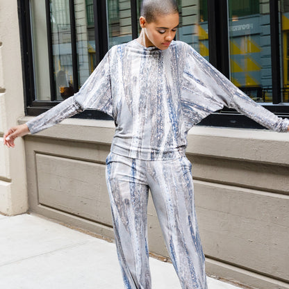 Clara Sunwoo Hot Sale - Dolman Sleeve Top - Python Taupe - Final Sale!