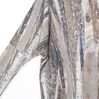 Clara Sunwoo Hot Sale - Dolman Sleeve Top - Python Taupe - Final Sale!