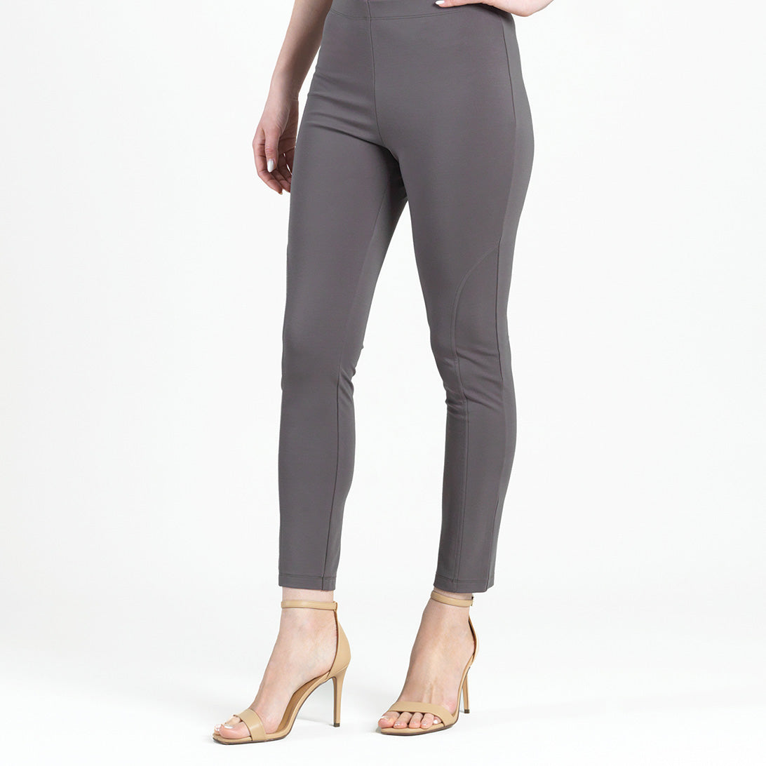 Clara Sunwoo Best Price - Rayon-Ponte Knit - Slim Rider Pant - Mocha - Final Sale!