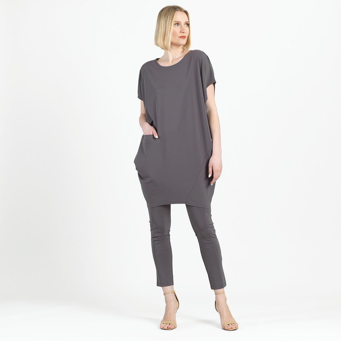 Clara Sunwoo Best Price - Rayon-Ponte Knit - Slim Rider Pant - Mocha - Final Sale!