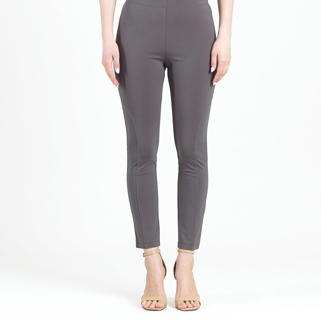Clara Sunwoo Best Price - Rayon-Ponte Knit - Slim Rider Pant - Mocha - Final Sale!