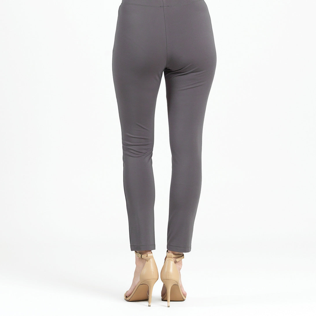 Clara Sunwoo Best Price - Rayon-Ponte Knit - Slim Rider Pant - Mocha - Final Sale!