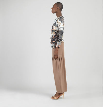Clara Sunwoo Smart Buy - Gauze Knit - Side Tie Waist Top - Petal Whisper - Final Sale