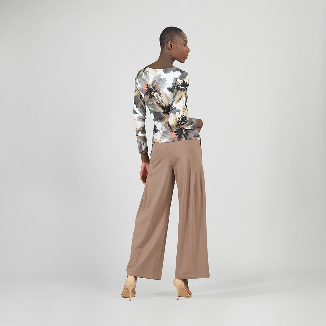 Clara Sunwoo Smart Buy - Gauze Knit - Side Tie Waist Top - Petal Whisper - Final Sale