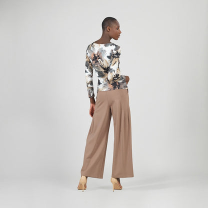 Clara Sunwoo Smart Buy - Gauze Knit - Side Tie Waist Top - Petal Whisper - Final Sale