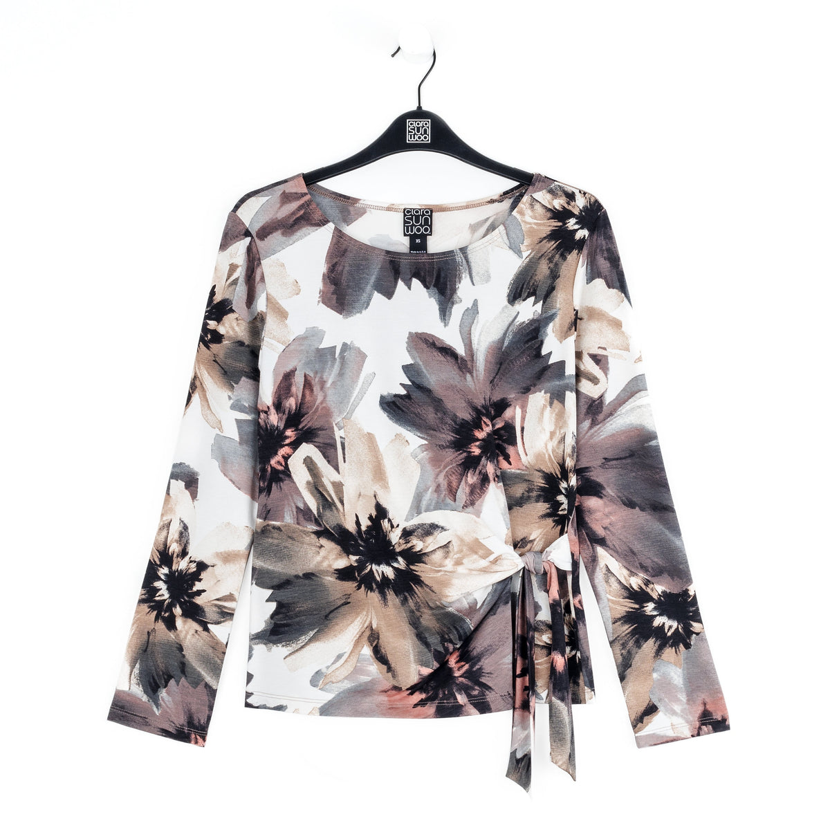 Clara Sunwoo Smart Buy - Gauze Knit - Side Tie Waist Top - Petal Whisper - Final Sale