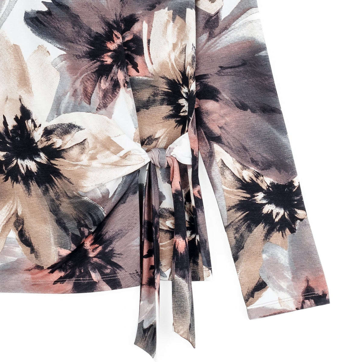 Clara Sunwoo Smart Buy - Gauze Knit - Side Tie Waist Top - Petal Whisper - Final Sale
