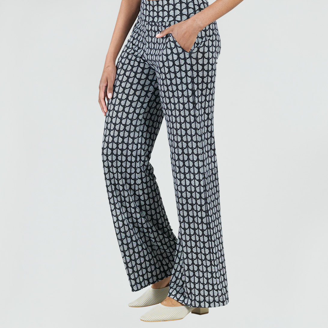 Clara Sunwoo Hot Sale - Signature Wide Leg Pocket Pant - Geo Striped - Final Sale!