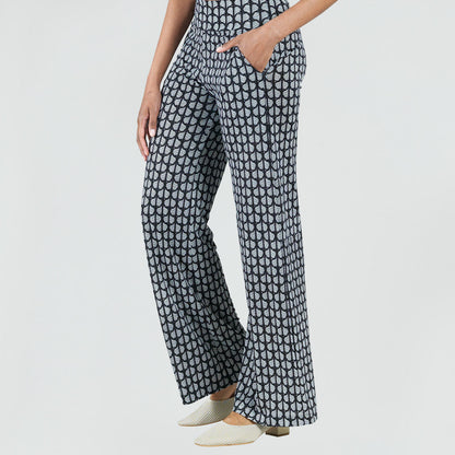 Clara Sunwoo Hot Sale - Signature Wide Leg Pocket Pant - Geo Striped - Final Sale!