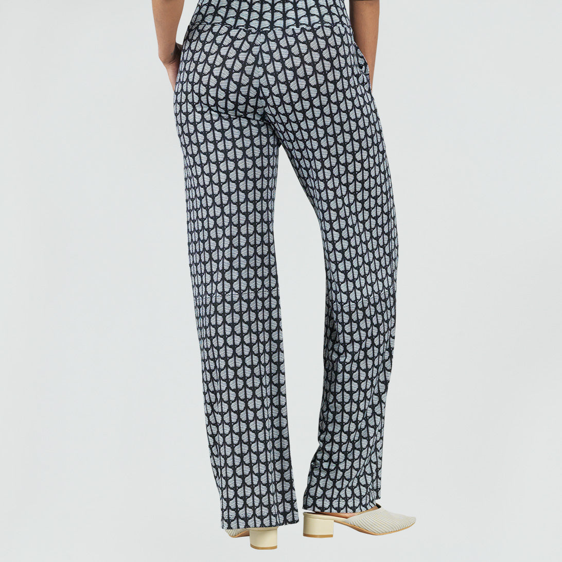 Clara Sunwoo Hot Sale - Signature Wide Leg Pocket Pant - Geo Striped - Final Sale!