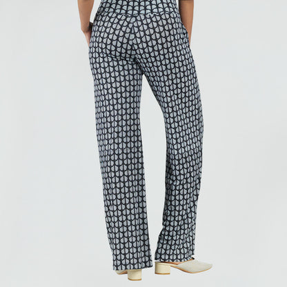Clara Sunwoo Hot Sale - Signature Wide Leg Pocket Pant - Geo Striped - Final Sale!