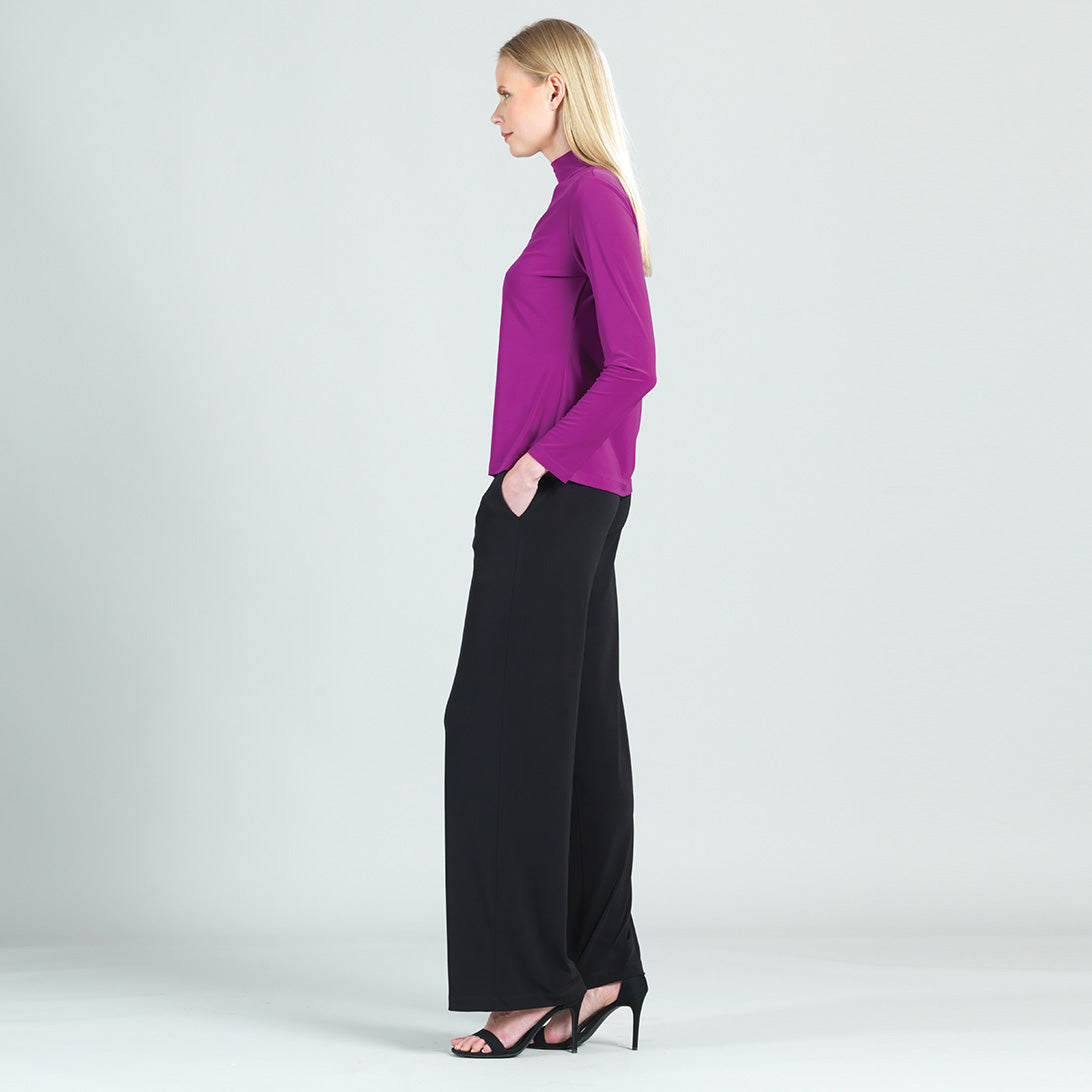 Clara Sunwoo Top Pick - Long Sleeve Choker Top - Violet - Final Sale!