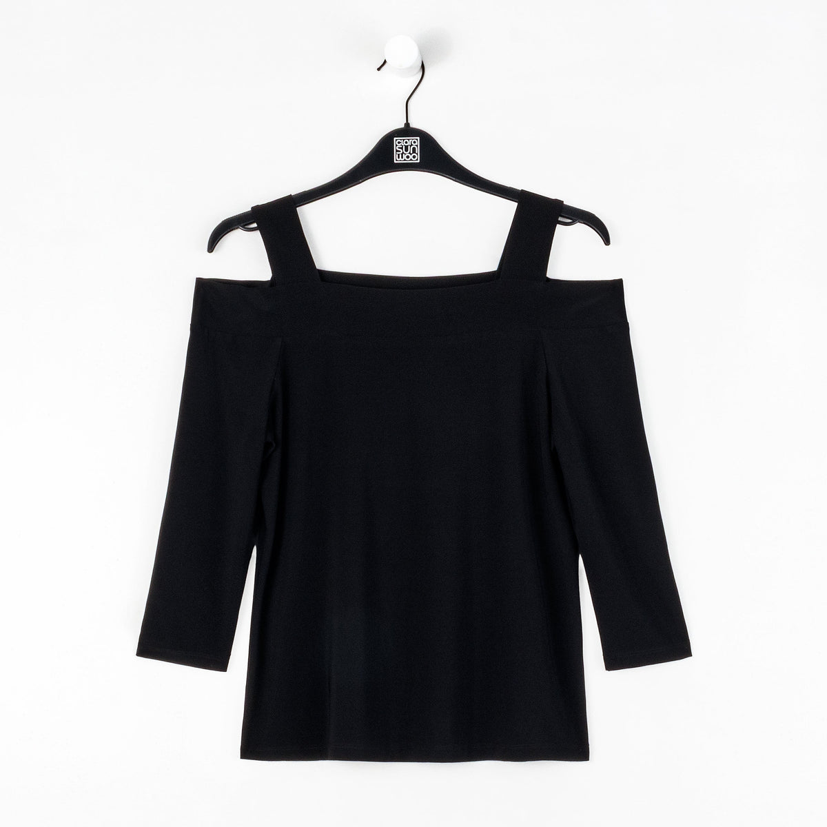 Clara Sunwoo Value - Signature Cold Shoulder Top - Black