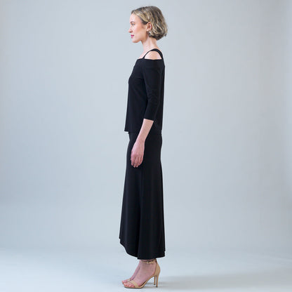Clara Sunwoo Value - Signature Cold Shoulder Top - Black