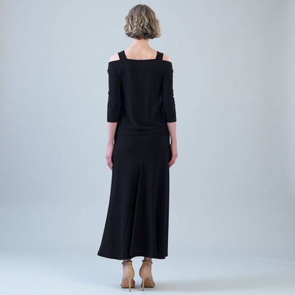 Clara Sunwoo Value - Signature Cold Shoulder Top - Black