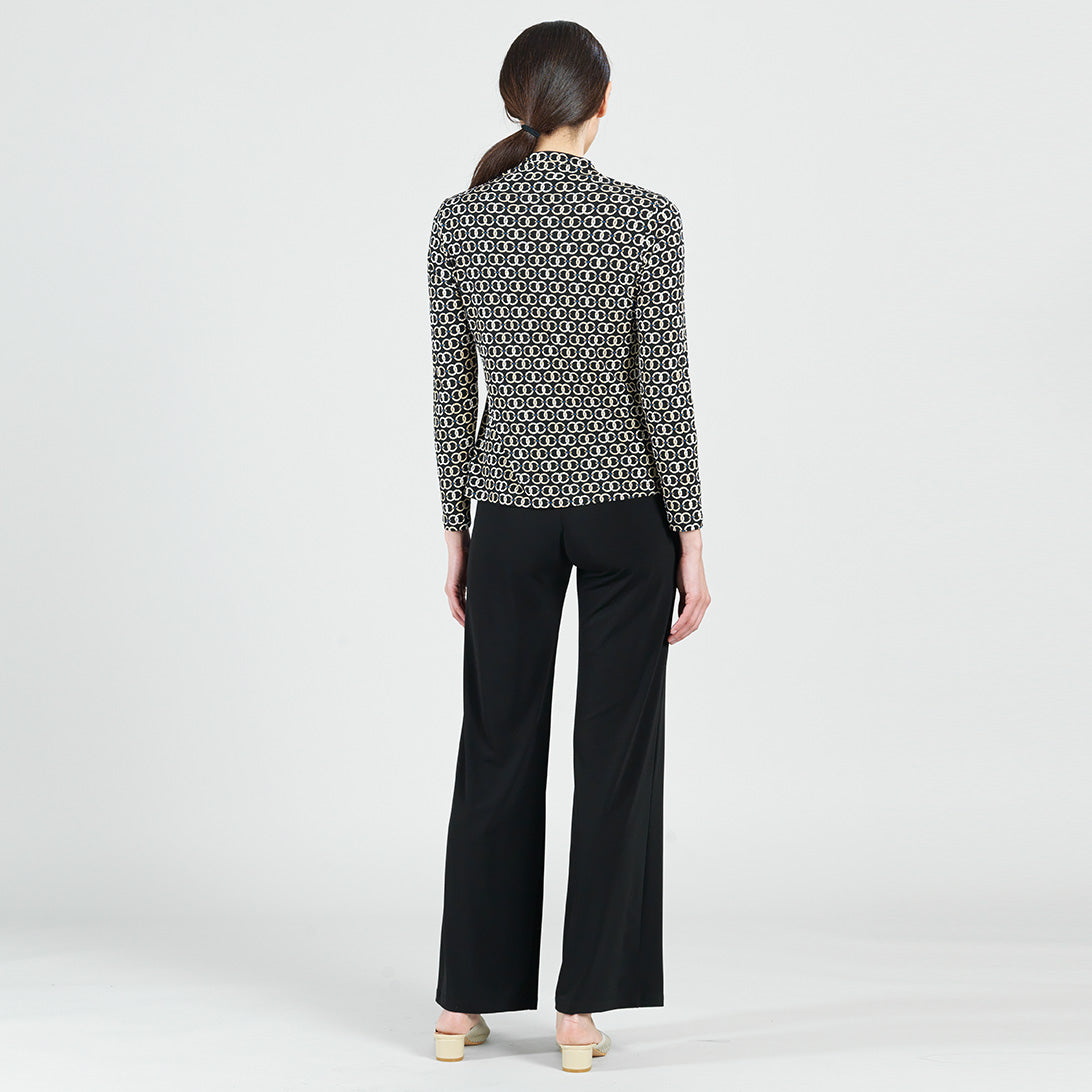 Clara Sunwoo Classic - Textured Center Front Tie Top - Chain Link - Final Sale!