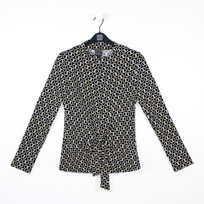 Clara Sunwoo Classic - Textured Center Front Tie Top - Chain Link - Final Sale!