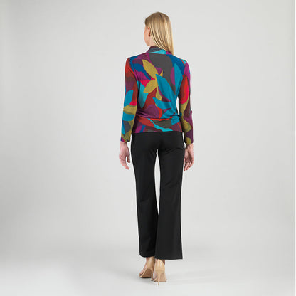 Clara Sunwoo Popular - V-Neck Draped Pleat Top - Petal Burst - Limited Sizes