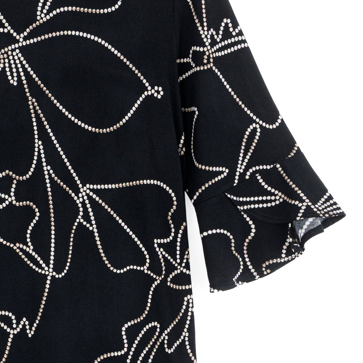 Clara Sunwoo Top Pick - Tulip Cuff Top - Floral Starlight