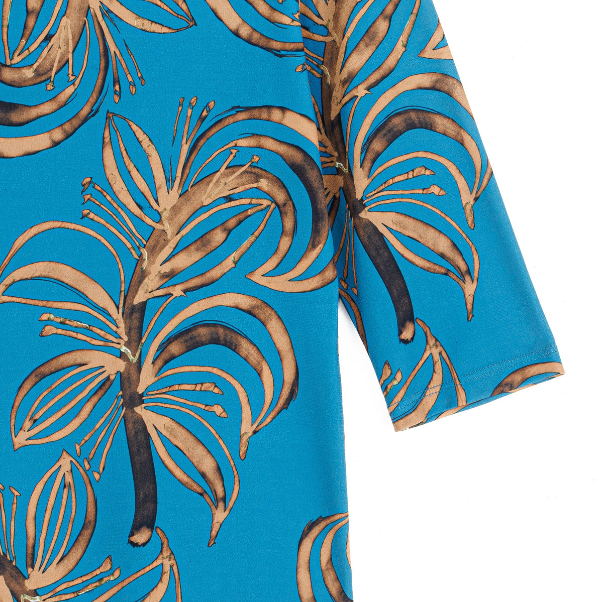 Clara Sunwoo Essential - Scoop Neck Half Sleeve Top - Autumn Leaves