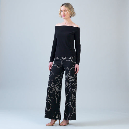 Clara Sunwoo Smart Buy - Modern Off Shoulder Top - Black