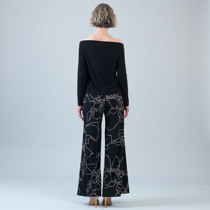 Clara Sunwoo Smart Buy - Modern Off Shoulder Top - Black