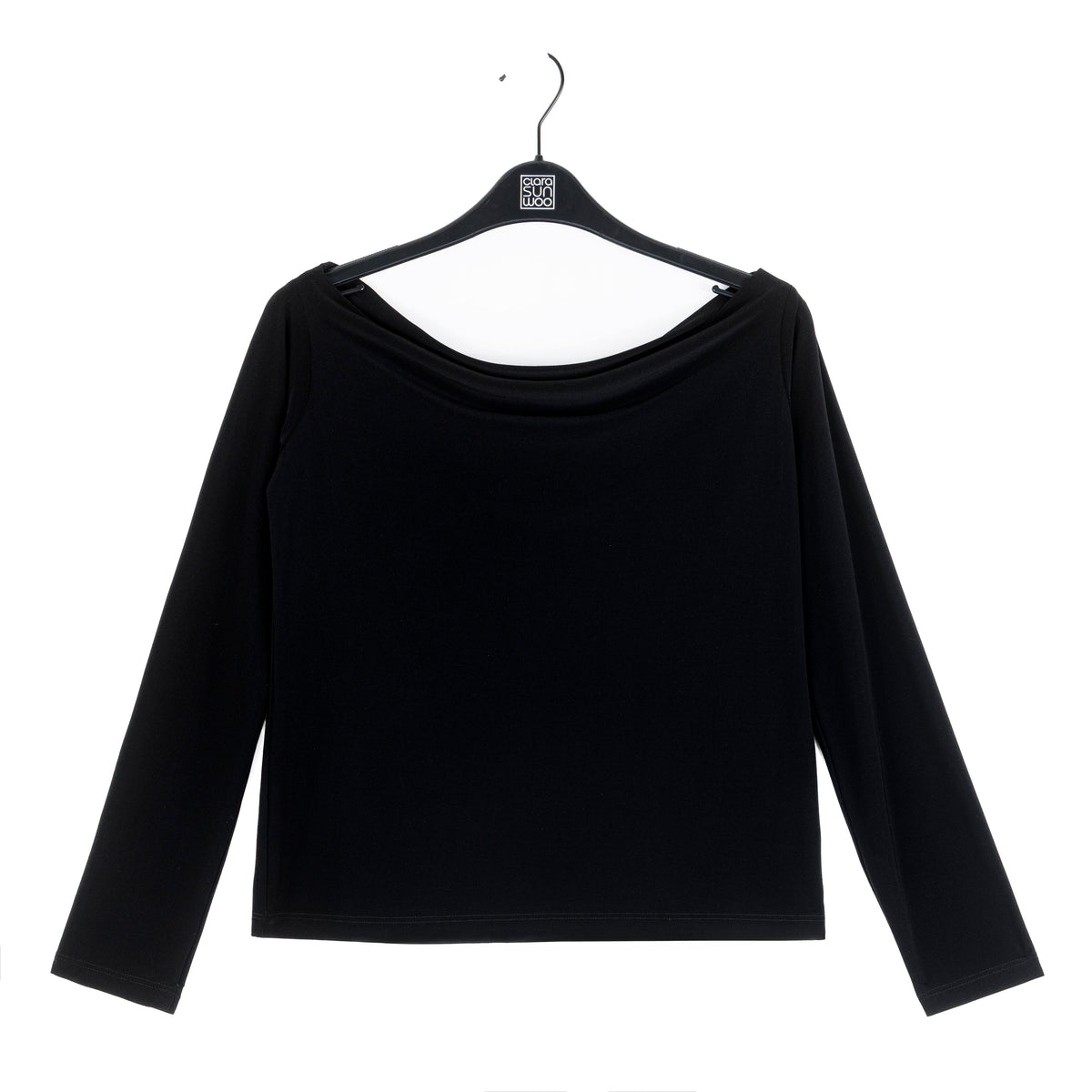 Clara Sunwoo Smart Buy - Modern Off Shoulder Top - Black