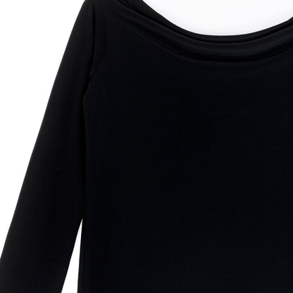 Clara Sunwoo Smart Buy - Modern Off Shoulder Top - Black
